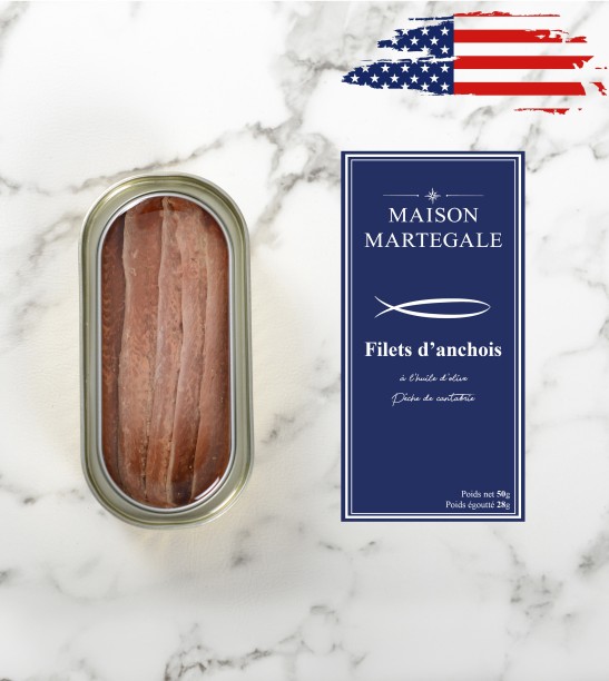 USA - Cantabrian Anchovy Fillets 50g