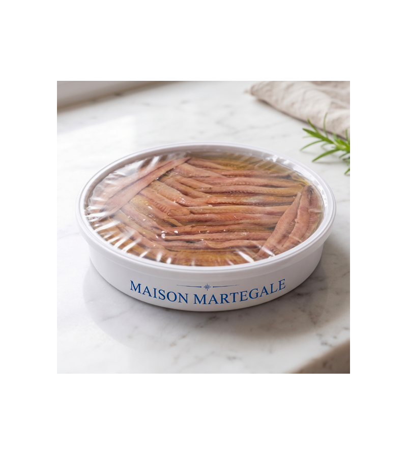 Filet d'anchois de cantabrie 450g - 50 pces calibre 00