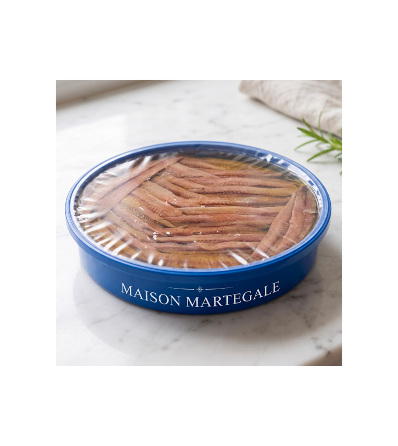 Filet d'anchois de cantabrie 418g - 50 pces calibre 0