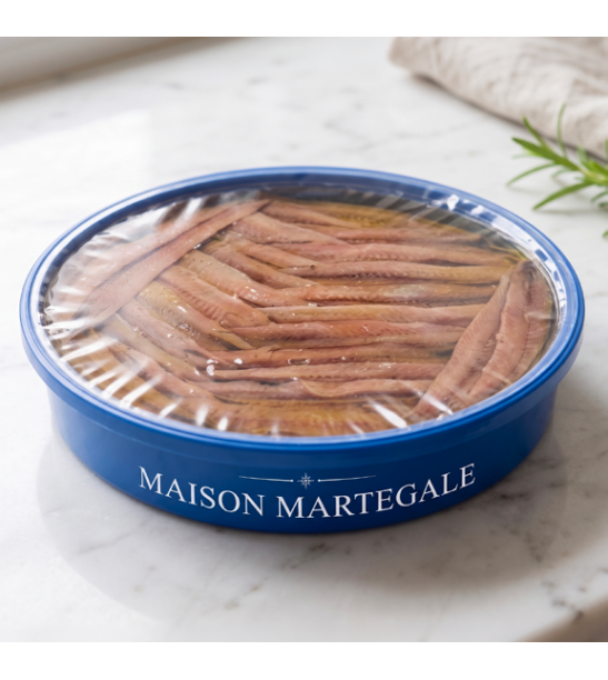 Filet d'anchois de cantabrie 418g - 50 pces calibre 0