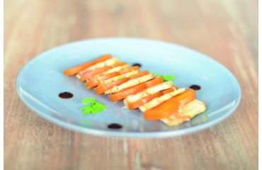 Salade de coeur d'artichaut et de Poutargue